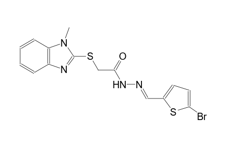 acetic acid, [(1-methyl-1H-benzimidazol-2-yl)thio]-, 2-[(E)-(5-bromo-2-thienyl)methylidene]hydrazide