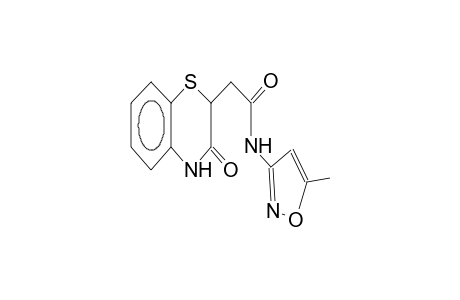 2-(5-methyl-3-isoxazolylcarbamoylmethyl)-3,4-dihydro-2H-benzo[b][1,4]thiazin-3-one