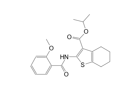 isopropyl 2-[(2-methoxybenzoyl)amino]-4,5,6,7-tetrahydro-1-benzothiophene-3-carboxylate