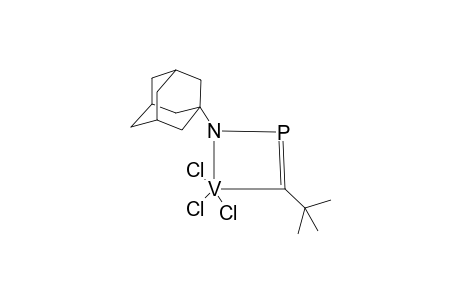 1-(1-Adamantyl)-3-tert-butyl-4,4,4-trichloro-1,2,4-azaphosphavanada(v)cyclobut-2-ene