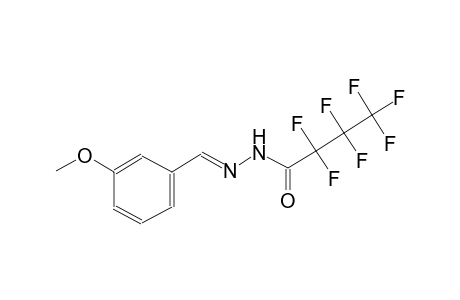 2,2,3,3,4,4,4-Heptafluoro-N'-(3-methoxybenzylidene)butyrohydrazide