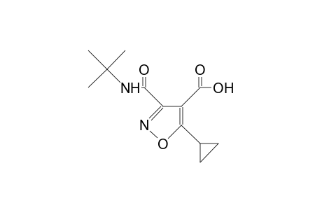 5-Cyclopropyl-3,4-isoxazoledicarboxylic acid, 3-T -butyl amide