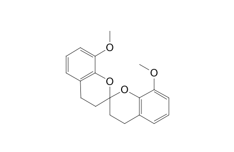 8,8'-Dimethoxy-3,4,3',4'-tetrahydro-2,2'-spiro(2H-1-benzopyran)
