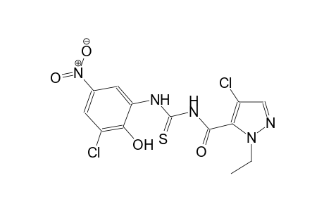 N-[(4-chloro-1-ethyl-1H-pyrazol-5-yl)carbonyl]-N'-(3-chloro-2-hydroxy-5-nitrophenyl)thiourea