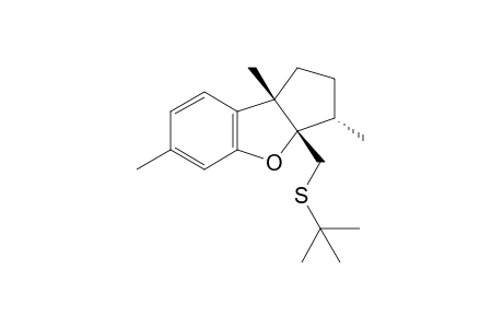 (3S,3aS,8bS)-3a-(tert-butylsulfanylmethyl)-3,6,8b-trimethyl-2,3-dihydro-1H-cyclopenta[b][1]benzoxole