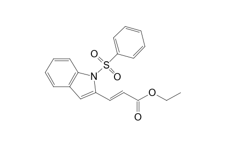 Ethyl (E)-1-benzenesulfonylindole-2-propenoate