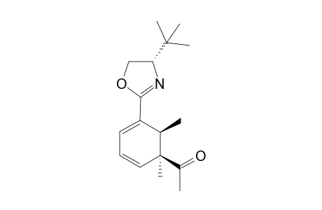 1-[(1S,6R)-5-[(4S)-4-tert-butyl-2-oxazolin-2-yl]-1,6-dimethyl-cyclohexa-2,4-dien-1-yl]ethanone
