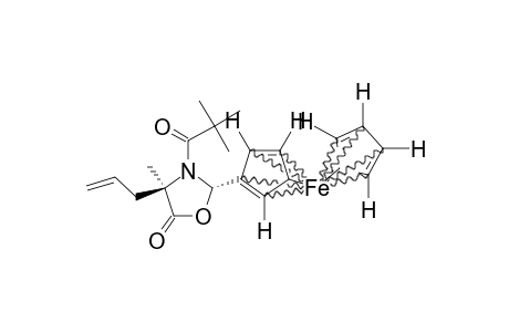 (2S,4R)-2-Ferrocenyl-3-pivaloyl-4-allyl-4-methyl-1,3-oxazolidin-5-one