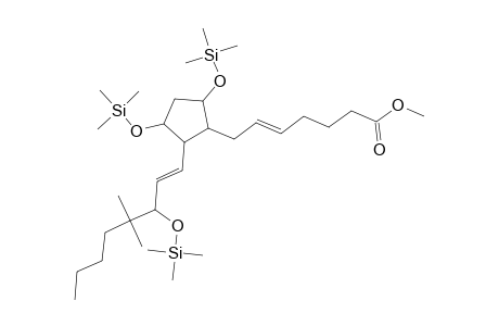 Methyl (5E,13E)-16,16-dimethyl-9,11,15-tris[(trimethylsilyl)oxy]prosta-5,13-dien-1-oate