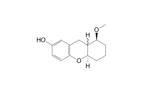 (4a,1-trans)-1-Methoxy-2,3,4,4a,9,9a-hexahydro-1H-xanthen-7-ol)