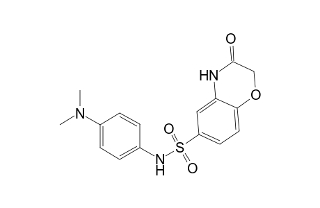 N-[4-(dimethylamino)phenyl]-3-oxo-3,4-dihydro-2H-1,4-benzoxazine-6-sulfonamide