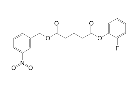 Glutaric acid, 2-fluorophenyl 3-nitrobenzyl ester