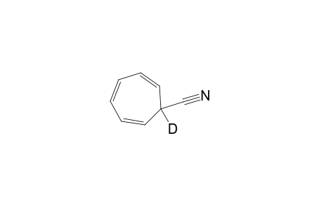 7-Cyano,7-deutero-cycloheptatriene