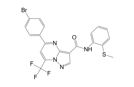 5-(4-bromophenyl)-N-[2-(methylsulfanyl)phenyl]-7-(trifluoromethyl)pyrazolo[1,5-a]pyrimidine-3-carboxamide