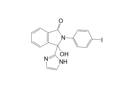3-Hydroxy-3-(1H-imidazol-2-yl)-2-(4-iodo-phenyl)-2,3-dihydro-isoindol-1-one