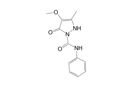 4-Methoxy-3-methyl-1-[N-(phenylamino)carbonyl]-1H-pyrazol-5(2H)-one