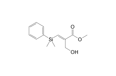 (E)-Methyl 3-Dimethyl(phenyl)silyl-2-hydroxymethylprop-2-enoate
