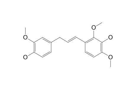 PULCHELSTYRENE_C;(E)-1-(3-HYDROXY-2,4-DIMETHOXYPHENYL)-3-(4-HYDROXY-3-METHOXYPHENYL)-PROPENE