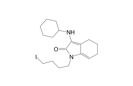 3-(cyclohexylamino)-1-(4-iodanylbutyl)-5,6-dihydro-4H-indol-2-one