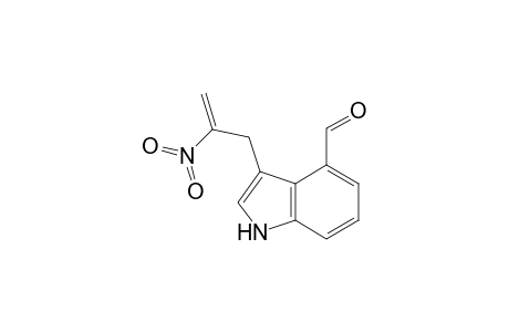 1H-Indole-4-carboxaldehyde, 3-(2-nitro-2-propenyl)-