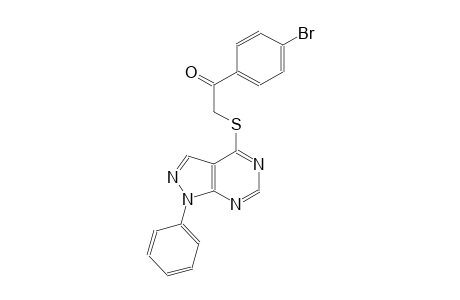 1-(4-bromophenyl)-2-[(1-phenyl-1H-pyrazolo[3,4-d]pyrimidin-4-yl)sulfanyl]ethanone
