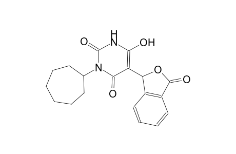 3-cycloheptyl-6-hydroxy-5-(3-oxo-1,3-dihydro-2-benzofuran-1-yl)-2,4(1H,3H)-pyrimidinedione