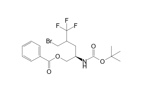 (2R)-2-[N-(1,1-Dimethyl)ethoxycarbonylamino]-1-benzoyloxy-5-bromo-4-trifluoromethylpentane