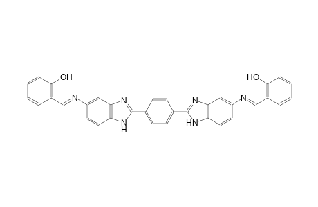 2-[(E)-({2-[4-(5-{[(E)-(2-hydroxyphenyl)methylidene]amino}-1H-benzimidazol-2-yl)phenyl]-1H-benzimidazol-5-yl}imino)methyl]phenol