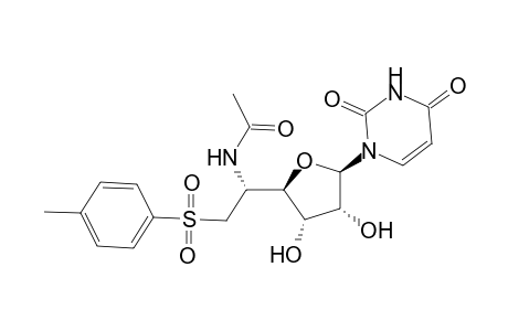 1-[5-N-Acetyl-5-Amino-5,6-dideoxy-6-(p-toluenesulfonyl)-.alpha.-L-talofuranosyl]uracil
