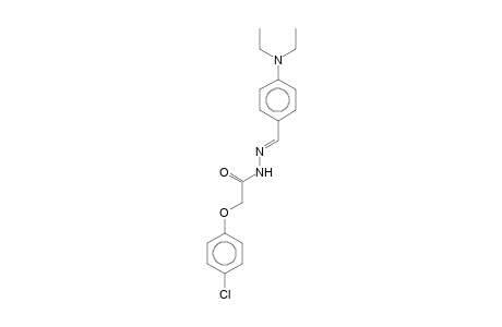 2-(4-Chloranylphenoxy)-N-[(E)-[4-(diethylamino)phenyl]methylideneamino]ethanamide