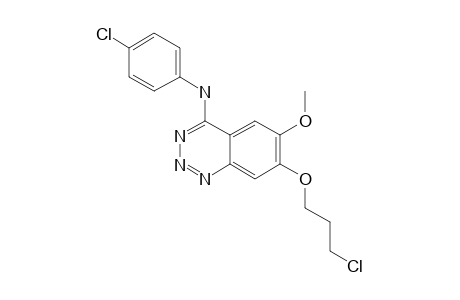 4-(4-CHLOROANILINO)-7-(3-CHLOROPROPOXY)-6-METHOXY-1,2,3-BENZOTRIAZINE