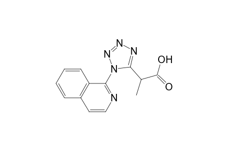 2-[1-(isoquinolin-1-yl)-1,2,3,4-tetrazol-5-yl]propanoic acid
