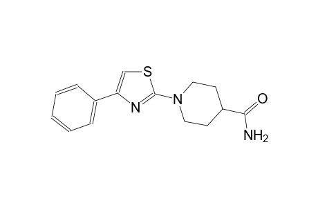 1-(4-phenyl-1,3-thiazol-2-yl)-4-piperidinecarboxamide