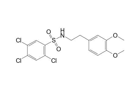 N-(3,4-dimethoxyphenethyl)-2,4,5-trichlorobenzenesulfonamide