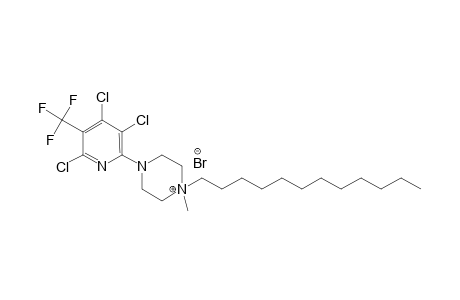 1-Dodecyl-1-methyl-4-(3,4,6-trichloro-5-trifluoromethyl-pyridin-2-yl)-piperazin-1-ium bromide