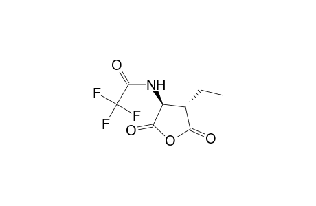 N-[(3S,4S)-4-ethyl-2,5-bis(oxidanylidene)oxolan-3-yl]-2,2,2-tris(fluoranyl)ethanamide