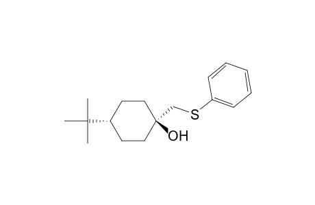 Cyclohexanol, 4-(1,1-dimethylethyl)-1-[(phenylthio)methyl]-, trans-