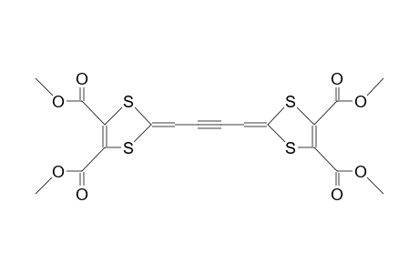 1,4-Bis(4,5-dimethoxycarbonyl-1,3-dithiol-2-ylidene)-2-butyne