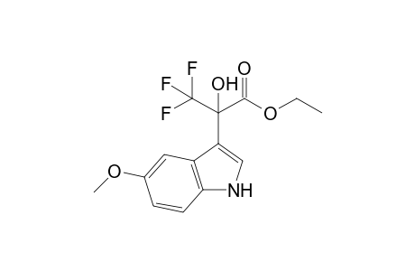 Ethyl 3,3,3-trifluoro-2-hydroxy-2-(5-methoxy-1H-indol-3-yl)propanoate