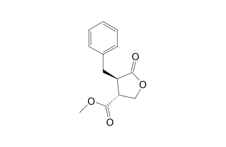 Methyl trans-4-benzyl-5-oxo-3-tetrahydrofurancarboxylate