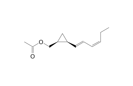 (1S,2S)-1-Acetic acid 2-hex-1'E,3'E-dieny)cyclopropylmethyl ester