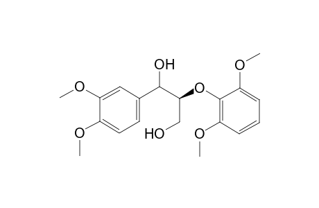2-(2,6-Dimethoxyphenoxy)-1-(3,4-dimethoxyphenyl)-1,3-propandiol