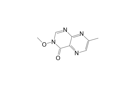 4(3H)-Pteridinone, 3-methoxy-7-methyl-