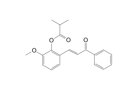 2-Hydroxy-3-methoxychalcone, 2-methylpropionate