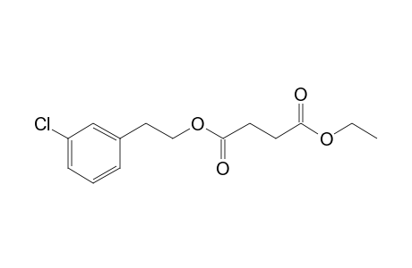 Succinic acid, 3-chlorophenethyl ethyl ester