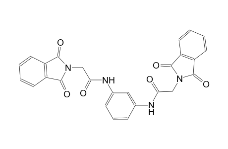 2H-isoindole-2-acetamide, N-[3-[[2-(1,3-dihydro-1,3-dioxo-2H-isoindol-2-yl)acetyl]amino]phenyl]-1,3-dihydro-1,3-dioxo-