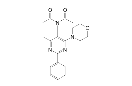 5-(Diacetylamino)-4-methyl-6-(morpholin-4-yl)-2-phenylpyrimidine