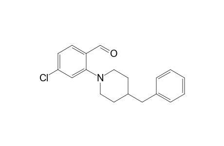 2-(4-Benzylpiperidin-1-yl)-4-chlorobenzaldehyde
