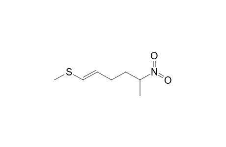 (E)-METHYL-(5-NITROHEX-1-ENYL)-SULFIDE