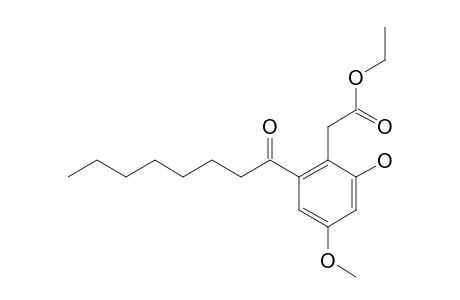 PHOMOPSIN-C;3-HYDROXY-5-METHOXY-2-(1-OXOOCTYL)-BENZENACETIC-ACID-ETHYLESTER